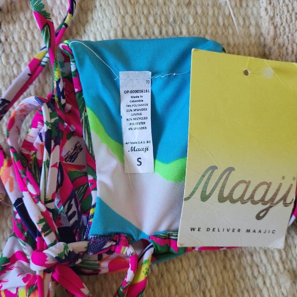 NWT Maaji Reversible Bikini Set Size Small - Picture 5 of 11